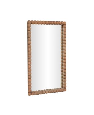  Cheyanne Carved Solid Wood Rectangular Wall Mirror