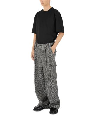 Eco Herringbone Regular Fit Cargo Pants