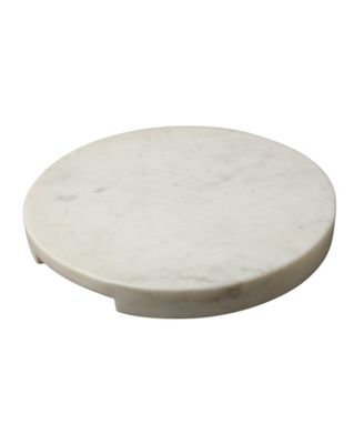  Marble Round Board with Handle Grooves