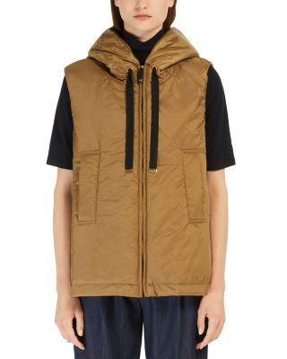 Greengo Water Repellent Hooded Puffer Vest