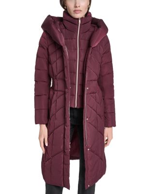 Cole Haan Hooded Puffer Coat
