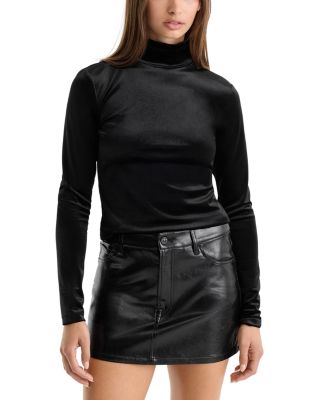 The Velvet Turtleneck Top