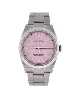  Oyster Perpetual Candy Pink Automatic Watch in Stainless Steel 36mm