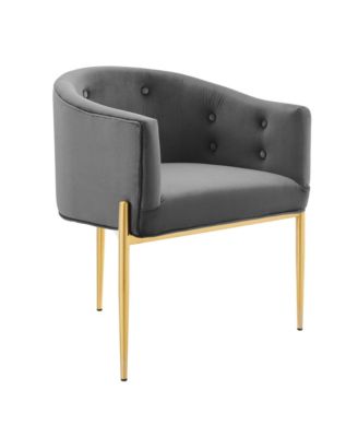  Savour Tufted Performance Velvet Accent Chair