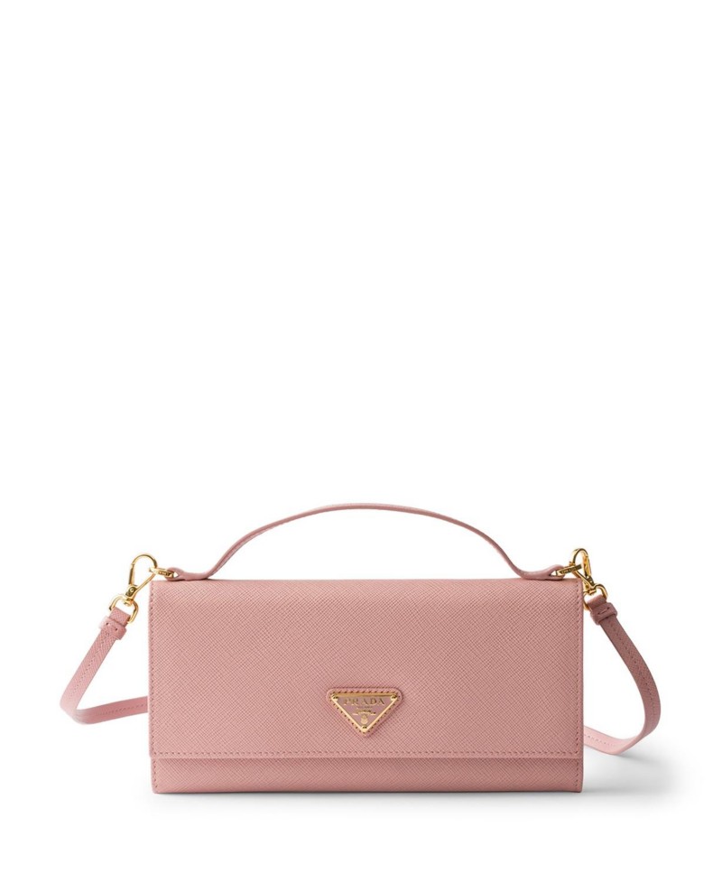 Prada Saffiano Leather Wallet with Shoulder Strap by Bloomingdale's