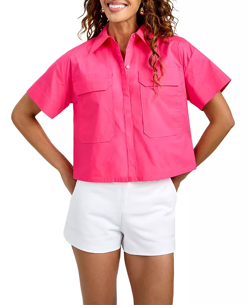 Trina Turk Short Sleeve Loreta Top