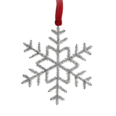5.75" Beaded Crystals Snowflake Ornament