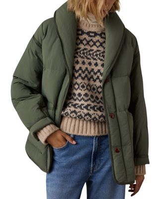 Atlas Shawl Collar Puffer Jacket