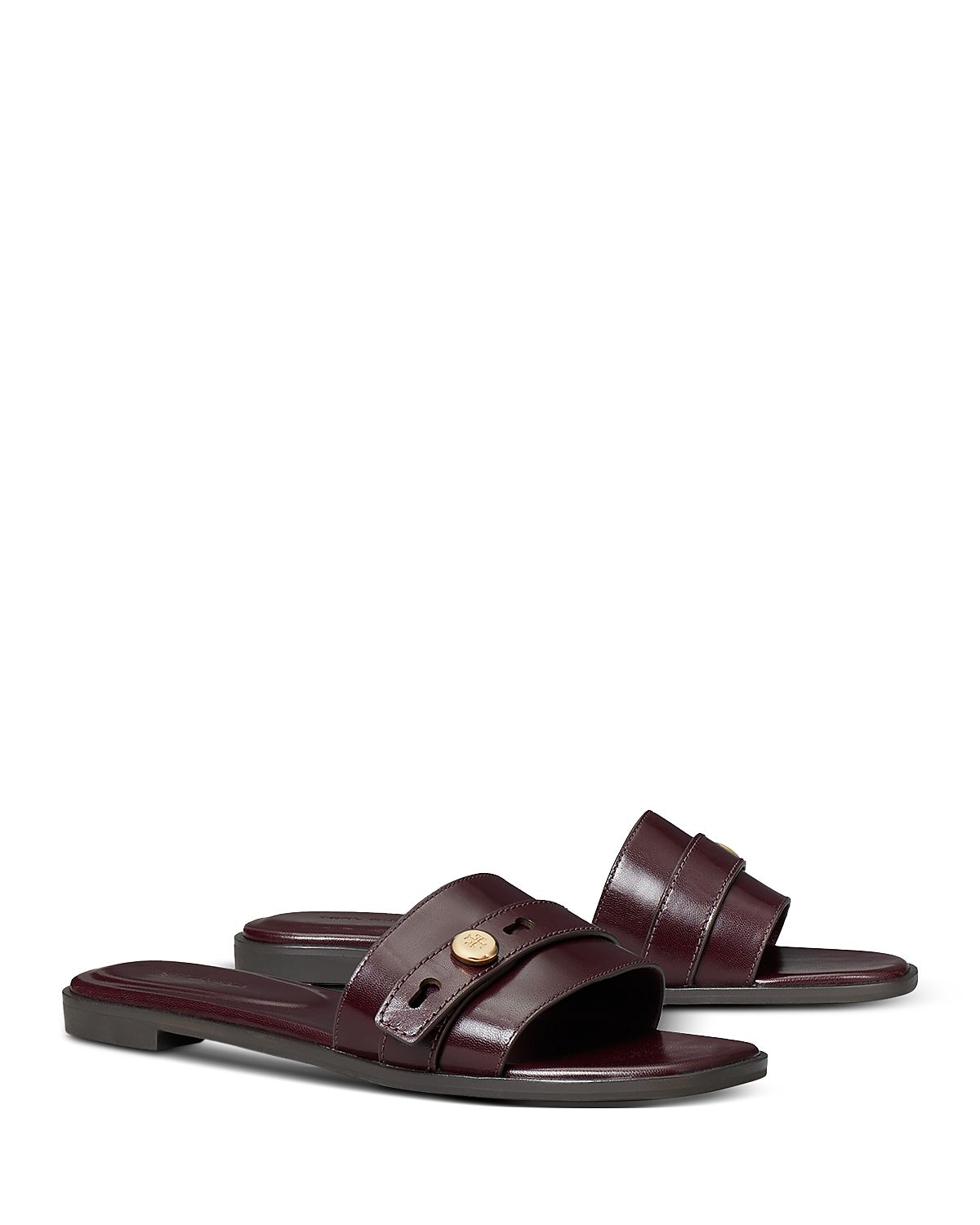 Tory Burch Women's Romy Leather Slide Sandals