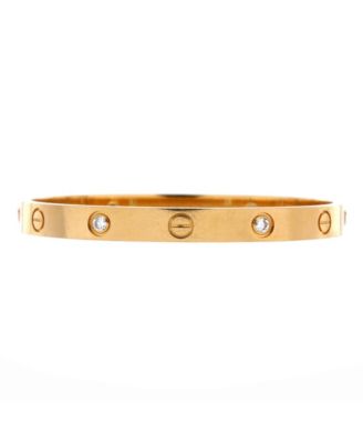  Love 4 Diamond Bracelet 18K Gold with Diamonds