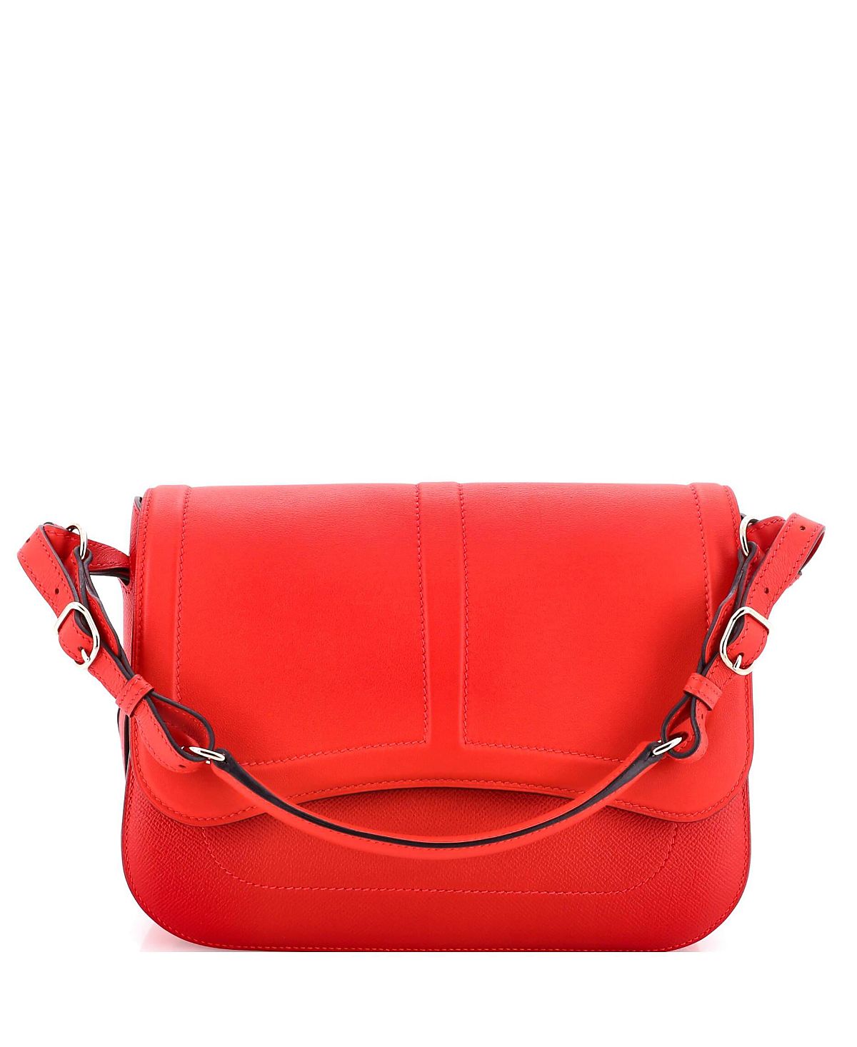 Pre-Owned Hermes Harnais Shoulder Bag Epsom and Tadelakt
