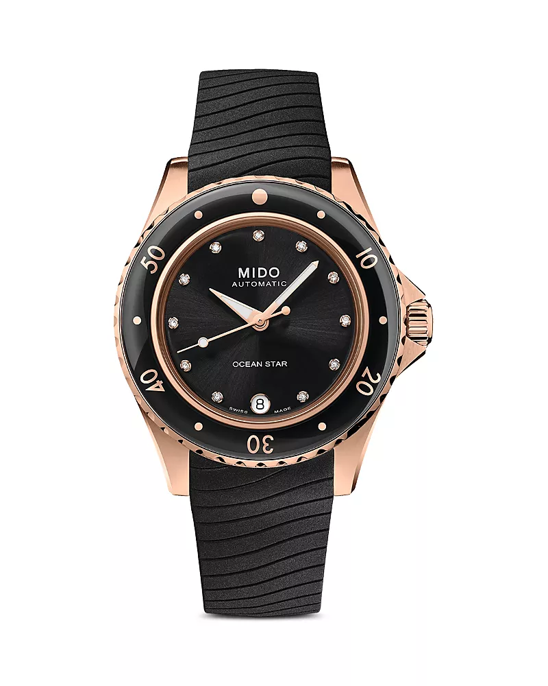 Mido Ocean Star Captain Roses Watch, 36.5mm