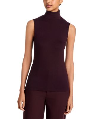 Sleeveless Turtleneck Top