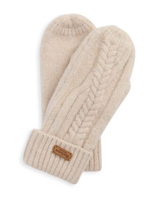 Elsdon Cable Knit Mittens