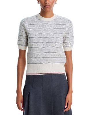 Snowflake Fairisle Float Jacquard Tee
