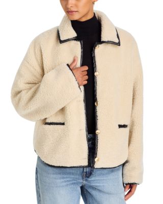 Lyndon Long Sleeve Sherpa Button Down Jacket