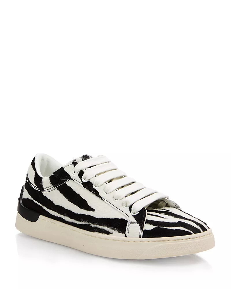 McQueen Women's Axle 90 Calf Hair Low Top Sneakers