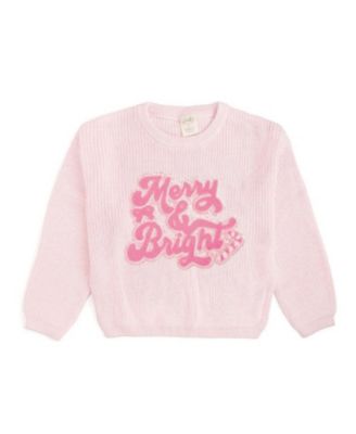 Girls' Merry and Bright Patch Christmas Sweater - Big Kid
