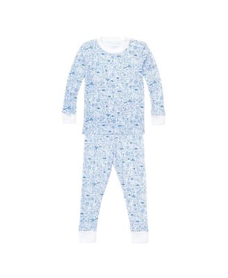  Unisex Dallas Fort-Worth Two Piece Pajamas - Little Kid, Big Kid