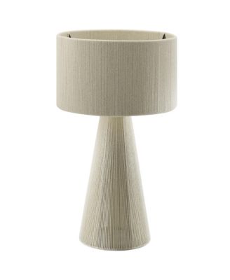  Gia Handwoven Cotton Thread Striped or Plain Table Lamp