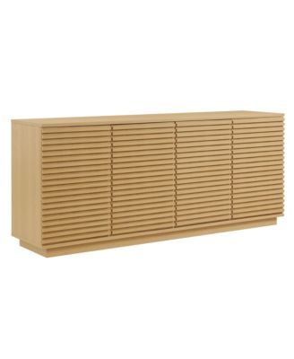  Render 4-Door Fluted Sideboard Cabinet TV Stand
