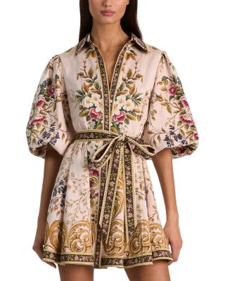 Lucy Cotton Stretch Mini Shirt Dress