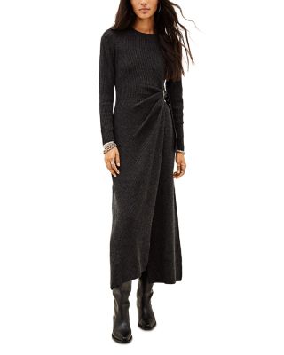 Bamaya Ribbed Knit Maxi Dress