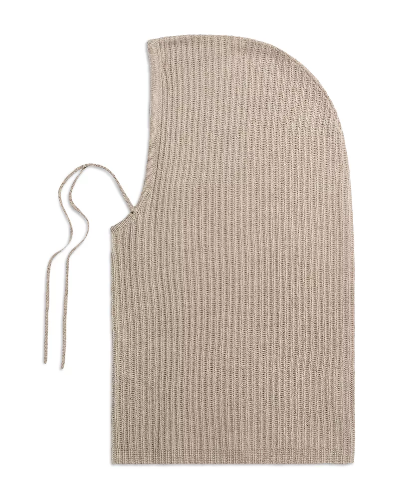Gerard Darel Dory Cashmere Ribbed Balaclava
