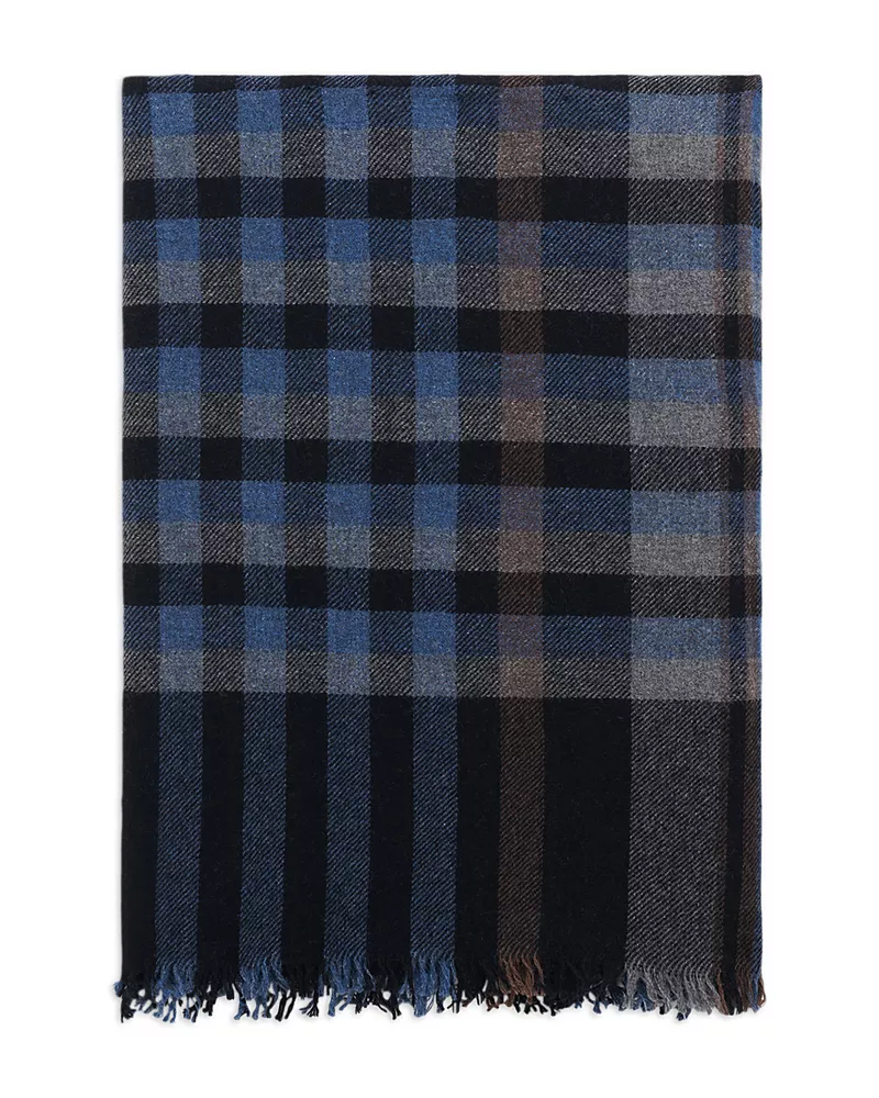 Gerard Darel Sissi Check Wool Scarf