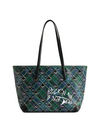 Z Punk Check Shopper Tote