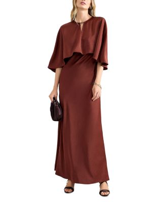 Joni Cape Maxi Dress