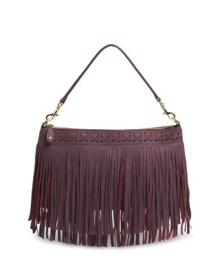 Brighton Fringed Leather Clutch