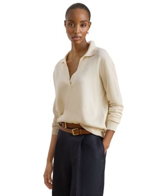 Lauren Ralph Lauren Cotton Blend Polo Sweater