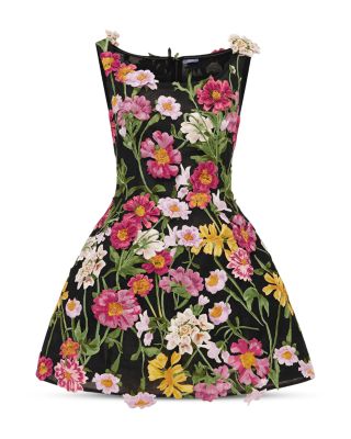 Lyra Embroidered Mini Dress 