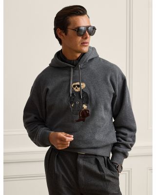 Relaxed Fit Polo Bear Hoodie