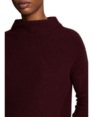 Boiled Cashmere Funnel Neck Sweater