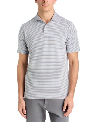 Albatross Stripe Pique Polo