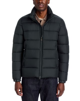 Save The Duck Boris Removable Hood Jacket In Green Black