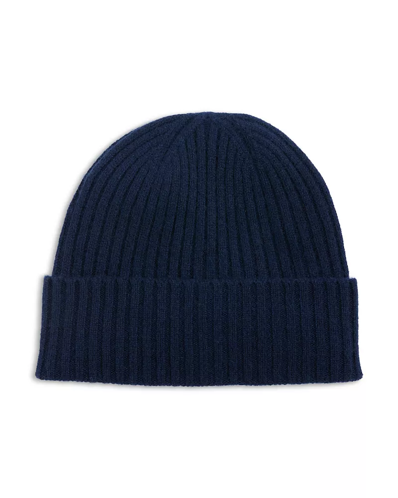 The Men's Store at Bloomingdale's Cashmere Ribbed Beanie - Exclusive