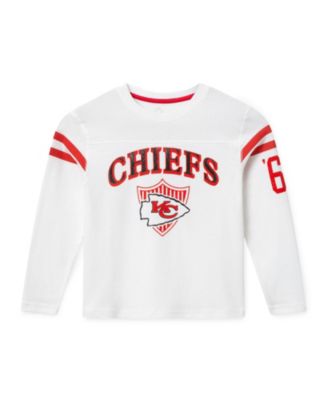 Unisex NFL Kansas City Chiefs Striped Long Sleeve Tee - Little Kid, Big Kid