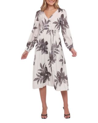  Womens Grainne Long Sleeve Midi Dress