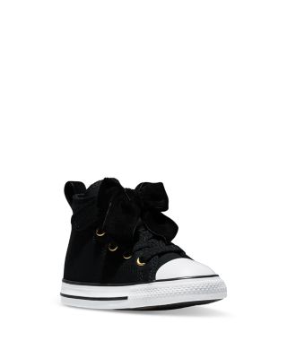 Girls' Chuck Taylor All Star High Top Velvet Bow Sneakers – Baby, Toddler