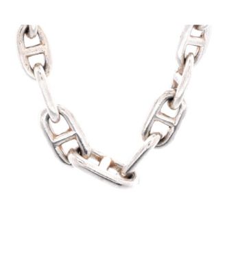 Graduated Chaine D'Ancre Necklace Sterling Silver, 22"