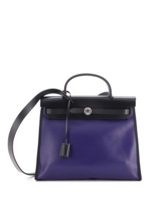 31 Herbag Zip Berline Vache Canvas and Leather
