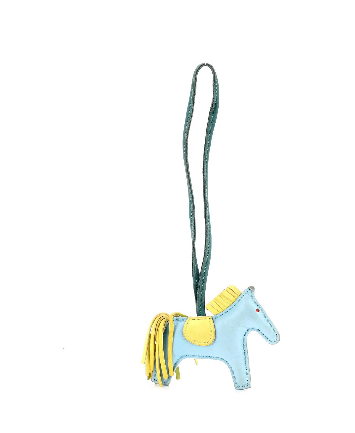 Pre-Owned HERMES Pm GriGri Rodeo Bag Charm Leather