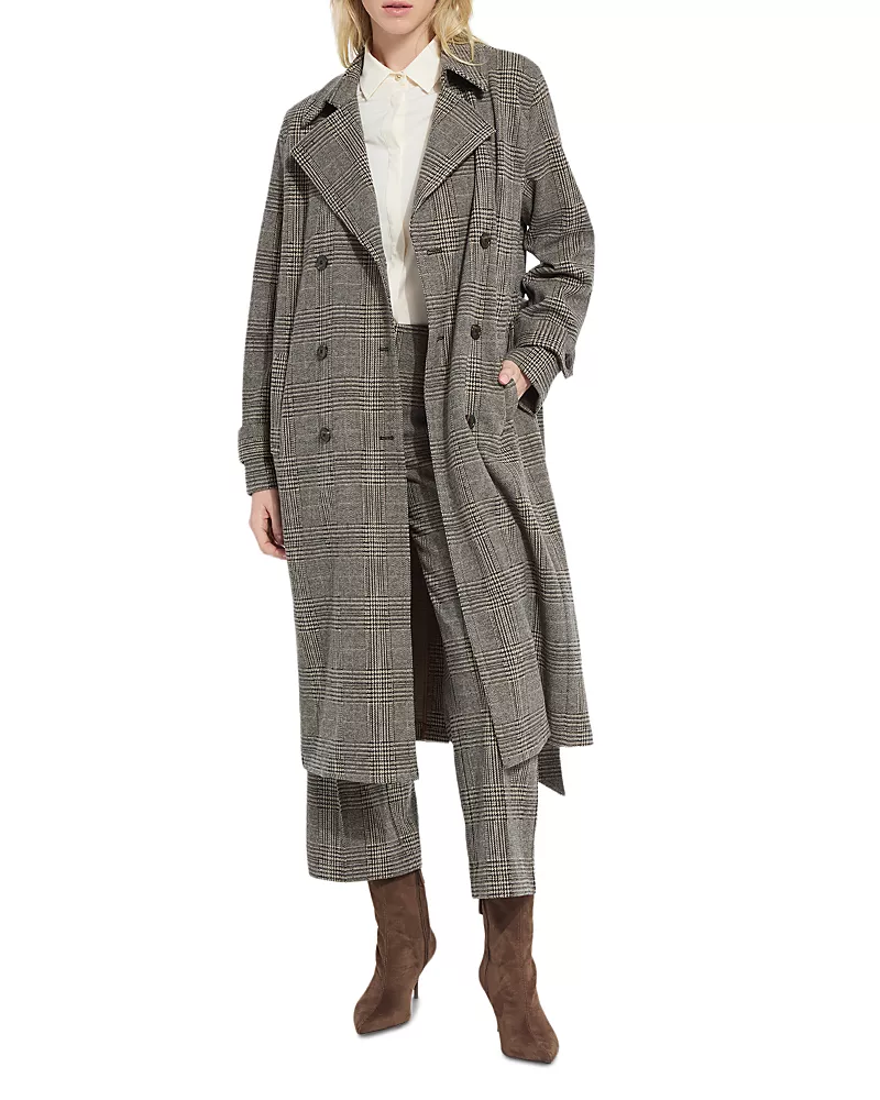 Lysse Marla Brushed Ponte Belted Trench Coat