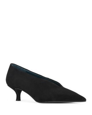 Jeffrey Campbell Women's Suede Kitten Heel Pumps