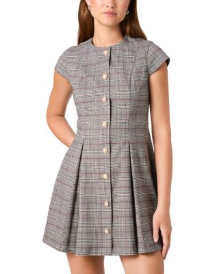 Leonie Button Front Mini Dress