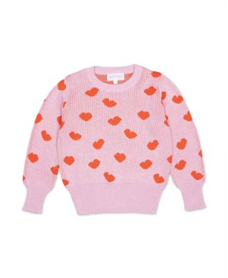 Girls' Hearts Sweater - Little Kid, Big Kid