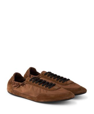  Men's Collapse Re-Nylon And Suede Elasticized Sneakers